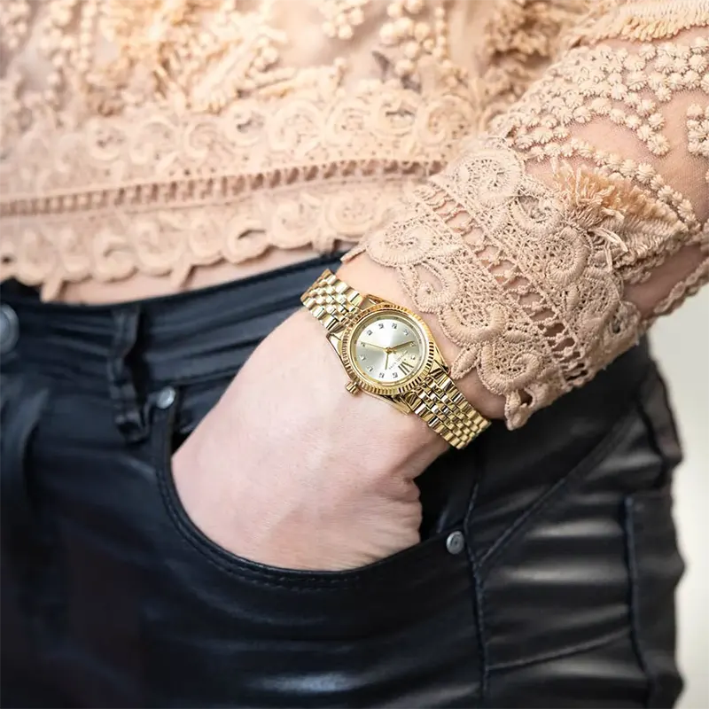 Michael Kors Petite Lexington Gold-tone Ladies Watch- MK4741